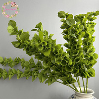 Realistische Shell Leaf Kunstbloem Bell Grass Flower Bells of Ireland Faux Flower Home Office Arrangement Decor