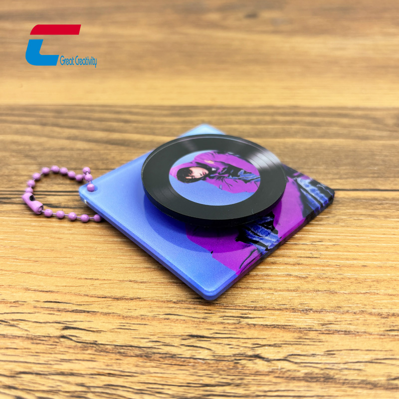 ミニアルバムレコードペンダントNFCセンサーアクリル