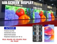 Écran LED de location extérieur HD couleur, étanche, à économie d'énergie, mobile, pour scène