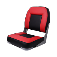 Nouveau Siège de Capitaine Rabattable en Cuir PU Imperméable pour Bateau, Sièges de Bateau de Pêche pour Yacht et Navire
