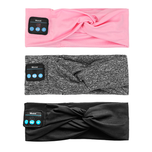 Música Blue Tooth Diadema Auriculares para hombres y mujeres Yoga Correr Deportes Wireless Headscarf Head Wrap Sleeping Eye Patch Mask - Product Image 2