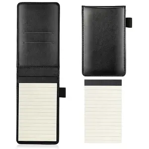 Túi Nhỏ PU Leather Business Notebook Cover Jotter Đa Chức Năng A7 Mini Notepad