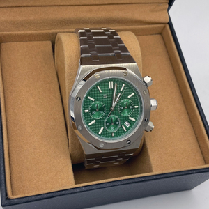 Montre à quartz pour homme de 42 mm avec boîtier en acier inoxydable étanche haute précision, mouvement VK63 - Product Image 6