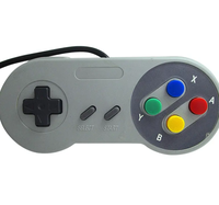 Controlador USB con cable para Nintendo SNES Gamepad para MAC Computer Control Joystick