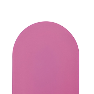 Copertura per fondale in tessuto rosa a forma di arco rotondo per matrimoni, feste e sale per eventi - Product Image 6