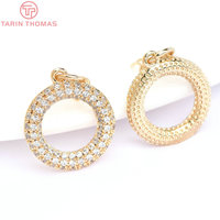 Fermoirs à bascule en laiton couleur or 24 carats micro-incrustés de zircon, fermoirs de connexion pour bracelet, accessoires de haute qualité pour la fabrication de bijoux DIY