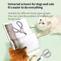 Coupe-ongles pour animaux de compagnie, ciseaux, outil de toilettage pour animaux de compagnie, coupe-ongles pour chat et chien avec lumière LED, coupe-ongles lumineux pour chat, accessoires pour chat