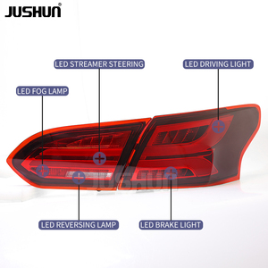 Feux arrière de voiture JUSHUN pour <span class=keywords><strong>Ford</strong></span> <span class=keywords><strong>Focus</strong></span> 2015-2018, feux de signalisation dynamiques à LED, ensemble de feux arrière, plug and play - Product Image 5