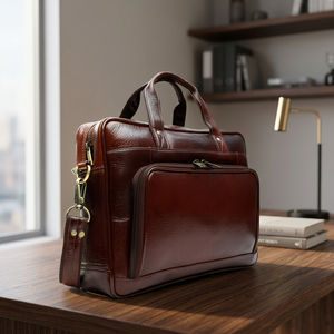 Nouvelle collection B S International, sac messager pour ordinateur portable en cuir véritable coréen, décontracté, écologique, léger, pour le bureau - Product Image 1