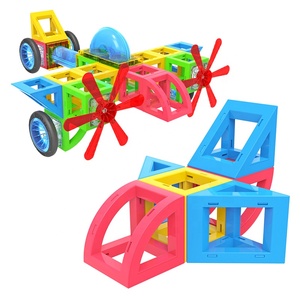 Nuovi giocattoli educativi di alta qualità colorati sicuri in marmo magnetico pista corsa <span class=keywords><strong>building</strong></span> block set gioco giocattolo per bambini - Product Image 5