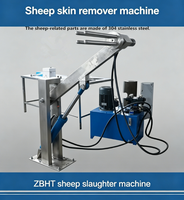 Machine professionnelle automatique d'abattage et de dépeçage des moutons, en acier inoxydable 304, pour abattage de moutons et de chèvres
