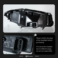 Phare avant AKD pour BMW F10 2010-2016 520i 525i 530i F11 avec lentille de projecteur, feux de jour DRL et clignotants – Accessoire automobile