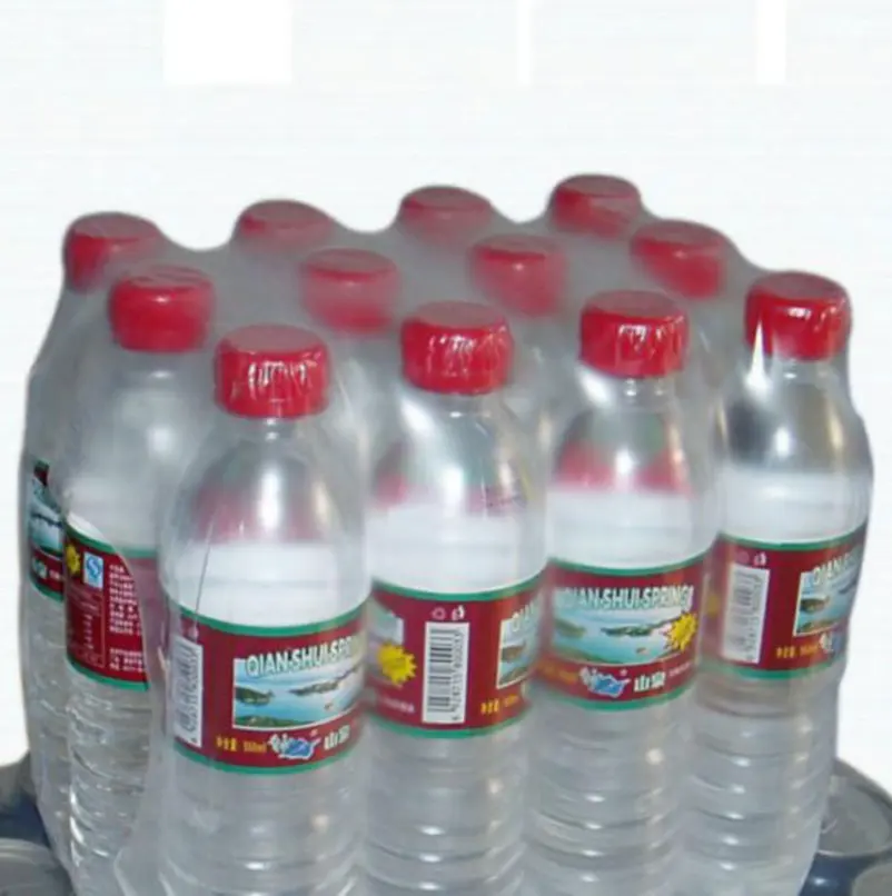 Fles krimpfolie LLDPE warmte krimpfolie transparante plastic mouw LDPE film voor pakket