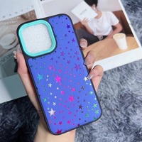 Étui de téléphone portable en cuir TPU scintillant pour iPhone 11 12 13 14 15 16 17 18 Pro Max