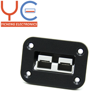 Connecteur rapide 50A à montage sur panneau pour boîte à batterie de bateau, camping-car, bus, chariot élévateur avec boulon et bornes