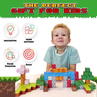 Jeu de Construction Magnétique Enfants 1-90 Modèles, Cubes DIY Puzzle Anti-Stress