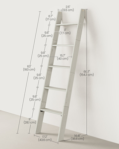 <span class=keywords><strong>VASAGLE</strong></span>-<span class=keywords><strong>Étagère</strong></span>s décoratives en bois pour couvertures, serviettes et couettes, <span class=keywords><strong>étagère</strong></span>s murales - Product Image 5