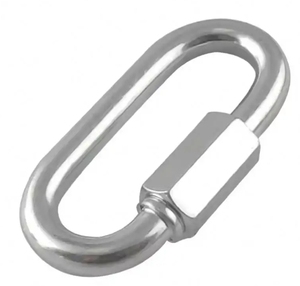 Mousqueton ovale en acier inoxydable 316 304, connecteur de chaîne <span class=keywords><strong>rapide</strong></span> de sécurité pour l'<span class=keywords><strong>escalade</strong></span>, <span class=keywords><strong>maillon</strong></span> ovale <span class=keywords><strong>rapide</strong></span> en acier inoxydable - Product Image 2