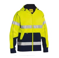 Sweat à capuche unisexe en molleton de coton haute visibilité, respirant et ignifuge