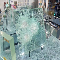 Prix du verre pare-balles personnalisé pour pare-brise de voiture, vitres de véhicule blindé, verre pare-balles pour voitures privées