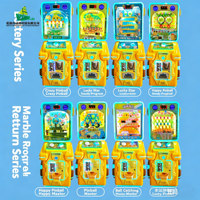 Machine de jeu d'arcade de flipper miniature à monnayeur pour enfants, personnalisable, avec tir de billes et musique