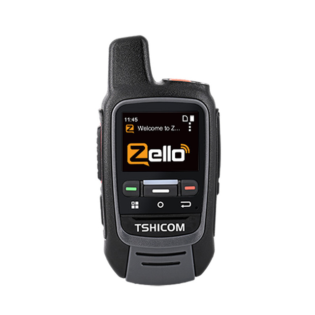Android 4G LTE 4G GSM Poc Network Mobile Phone Two Way Radio 200km Long Range Zello Ptt Walkie Talkie with Sim Card