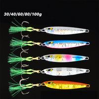 WEIHE 30g 40g 60g 80g 100g pêche en eau salée gabarit en métal gabarit à la traîne maquereau naufrage rapide pas lent gabarits en métal leurre de pêche