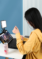 Éclairage photo LED : Panneau lumineux pour studio, vidéoconférence, vlog et éclairage d'appoint avec télécommande