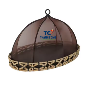 ถาดเสิร์ฟอาหารจากหญ้าทะเลเป็นมิตรกับสิ่งแวดล้อมพร้อมฝาปิดผ้าลินินอเนกประสงค์สำหรับตกแต่งเดือนรอมฎอน - Product Image 1