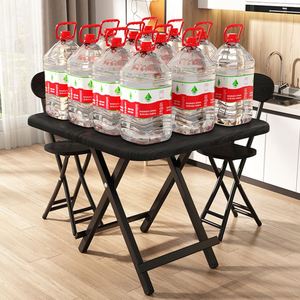 Ensemble de <span class=keywords><strong>table</strong></span> et chaises pliantes modernes, gain de place, bois de qualité E1, pour cuisine et appartements, ensemble de <span class=keywords><strong>table</strong></span> <span class=keywords><strong>à</strong></span> <span class=keywords><strong>manger</strong></span> pliante - Product Image 3