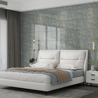 Autocollant Carrelage Poli Effet Céramique Carrelage Stickers Faux Marbre Carrelage Panneau Papier Peint Adhésif pour la Décoration