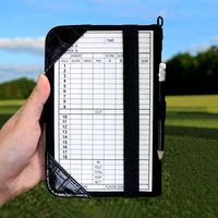 Porta Scorecard da Golf Personalizzabile con Logo, Custodia in Similpelle PU per Scorecard e Misuratore di Distanza
