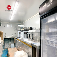Nouveauté Camionnette Hotdog Crème Glacée Taco BBQ Food Truck Remorque mobile Design Vending Cart Catering Van