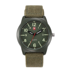 Reloj Deportivo DFS4568 para Hombre, Correa de Lona, Estilo Deportivo, Cuarzo, Iluminación Nocturna - Product Image 4