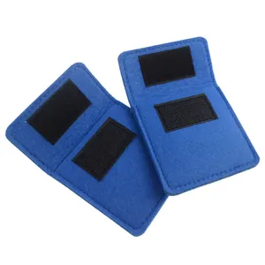 Porte-monnaie en feutre personnalisé pour hommes et femmes porte-monnaie en polyester portefeuilles sacs en feutre