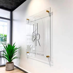 Custom Business Sign Logo Perspex Plate Salon Nails Studio Wall Estética Decor UV Printed Office Acrylic Signage Plaque - Product Image 2