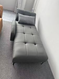 Sofá Cama Futón <span class=keywords><strong>de</strong></span> Estilo Italiano con Estructura <span class=keywords><strong>de</strong></span> Madera, Resistente a los Arañazos <span class=keywords><strong>de</strong></span> Gatos, con Respaldo Ajustable <span class=keywords><strong>de</strong></span> Cuero Sintético para Sala <span class=keywords><strong>de</strong></span> Estar - Product Image 3