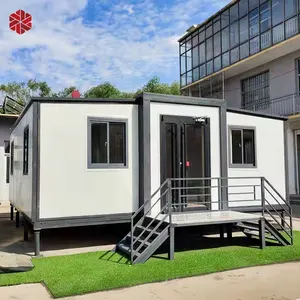 Kit de diseño australiano de alta calidad para baño móvil, contenedor extensible para casa, 2 dormitorios