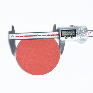 Discos de Fibra de Cerámica Roja de 4 y 5 Pulgadas para Lijado y Pulido de Madera, Automóviles y Paredes - Product Image 2