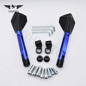 Rétroviseurs Latéraux de <span class=keywords><strong>Moto</strong></span> CNC Spiegel Universel pour <span class=keywords><strong>Kawasaki</strong></span> Z250 <span class=keywords><strong>Z750</strong></span> Yamaha Honda CBR650F CBR250R - Product Image 4