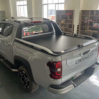 Couverture de benne de camionnette en aluminium personnalisée avec logo, pour GMC Sierra Canyon 2018, benne de 5,8 pieds, accessoires de camionnette