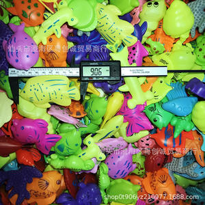 Jouets de pêche magnétiques Yuechuang, ensemble de poissons en plastique en vrac pour enfants de 2 à 4 ans, jouet aquatique unisexe, origine Guangdong - Product Image 3