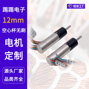 มอเตอร์ไร้แปรงถ่านแบบถ้วยกลวง 5V พร้อมเอนโค้ดเดอร์ จัดจำหน่ายโดยตรงจากโรงงาน มอเตอร์เกียร์ดาวเคราะห์ขนาด 12 มม. แรงบิดสูง โครงสร้างโลหะทั้งหมด - Product Image 3