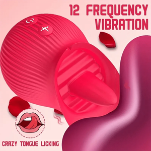<span class=keywords><strong>Mini</strong></span> rosa vibratore clitoride stimolazione femminile vaginale masturbazione giocattoli sessuali rosa leccare vibratore con la lingua per le donne - Product Image 2
