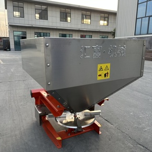 Semoir à Engrais pour Tracteur à Gazon, Épandeur en Acier Inoxydable, Attelage Trois Points, Boîte de Vitesses Agricole, Haute Efficacité, Largeur d'Épandage de 6 à 18 m - Product Image 2