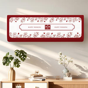 Housse de climatiseur Oberwey 86x23x30cm, anti-poussière, en polyester, style moderne minimaliste, protection universelle pour unité intérieure - Product Image 2