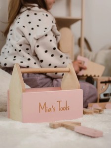 OEM ODM Wooden Kids Tools Box Personalized Geoboard Learning <b>Toys</b> Perfect Baby Gift <b>for</b> <b>Boy</b> Nephew <b>Toddler</b> <b>Toy</b> Chest Organizer - Product Image 5