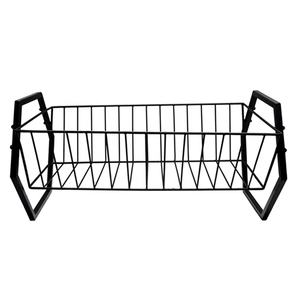 Panier de rangement de cuisine à trois niveaux en fer européen fait à la main empilable porte-fruits et légumes boucle conception fil métallique panier en fil métallique - Product Image 4