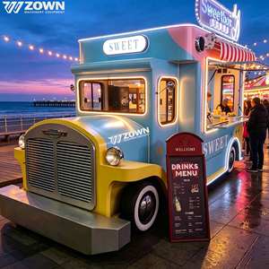 Multifunctional Electric Food Truck Fully Equipped Mobile Catering Van Street Food Cart for Coffee Burger <b>Ice</b> Cream - Product Image 1