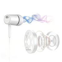 Auriculares deportivos con cancelación de ruido y música estéreo de 3,5 Mm, auriculares con cable, auriculares con micrófono para accesorios de teléfono móvil